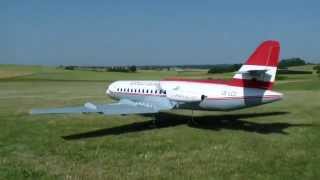 RC Airlines Austrian Wing CARAVELLE Passenger Airplane 2015 3Airlinermeeting Oppingen D [upl. by Sifan]