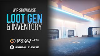 WIP Preview 02  Loot Gen amp Inventory Pickups and Loot Sources  Unreal Engine 5 [upl. by Linet]