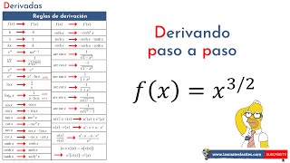 Derivadas resueltas paso a paso  Ejercicio 3 de 1000 [upl. by Hermes]