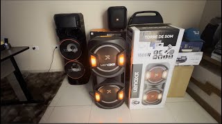 Torre Amplificada Lenoxx LTS12 Bivolt 1600W RMS [upl. by Arlie]