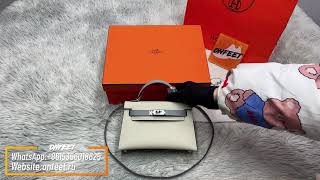 2024 HERMES Mini Kelly Epsom Review [upl. by Tioneb104]