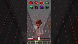 Laser Pit vs Armor Survive meme minecraft minecraft [upl. by Ehpotsirhc]