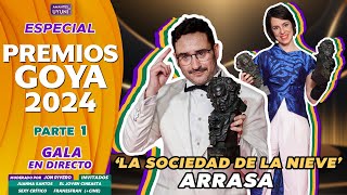 🎬PREMIOS GOYA 2024 🔴Gala  La sociedad de la nieve arrasa  🏆Reacción Goyas 2024  PARTE 1 [upl. by Inafets]