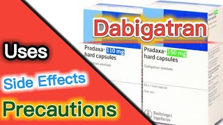 Dabigatran Pradaxa Mechanism of action  dabister 110 mg tablet [upl. by Hilde]