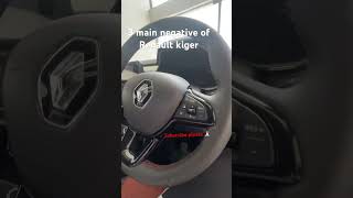 Negative of Renault kiger 😔  2024 Renault kiger review [upl. by Ase]