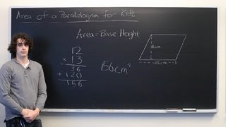 Area of a Parallelogram for Kids  Parallelograms amp Math [upl. by Tersina468]