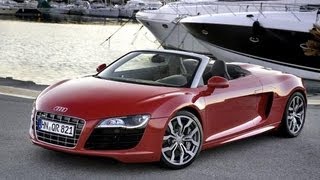 2011 Audi R8 52 V10 FSI Quattro Spyder  First Drive  CAR and DRIVER [upl. by Marrilee]