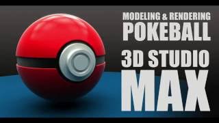 3DS Max Easy Tutorial for Beginners  How to model a Pokemon ball [upl. by Rowley]