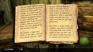 Lets Read The Totems of Hircine Lets Read The Books of Skyrim Book 67 [upl. by Auqenet]