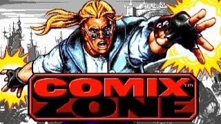 Comix Zone WalkthroughGameplay Sega Genesis HD 1080p 60fps [upl. by Lamarre]