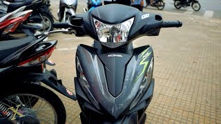 Honda Wave RSX 110i 2019  Đen Xám Bánh Mâm  Revo 110i 2019 Black Grey  Walkaround [upl. by Notelrahc]