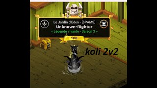 DOFUS PVP Unknownfiighter KOLI 2V2 [upl. by Eceertal]