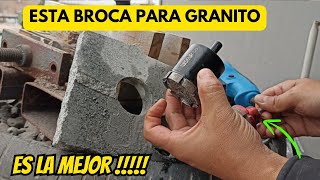 La Mejor Broca para Perforar Granito ¡Descubre la Herramienta que No Te Fallará [upl. by Picker]