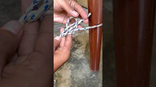 Amazing knot rope technique 🪢😱diy trick knotideas hack [upl. by Tekla389]