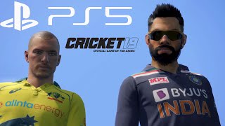 Cricket 19 PS5 Gameplay  Australia Vs India 4K  Kohli amp Sharma To The Rescue [upl. by Anya482]