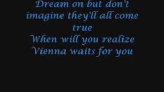 Billy Joel Vienna with lyrics [upl. by Ahsilahs416]