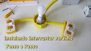 Como instalar interruptor paralelo  three way [upl. by Aleuqahs307]