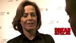 SIGOURNEY WEAVER Interview for MY DEPRESSION  2014 Tribeca Film Festival [upl. by Yaresed655]