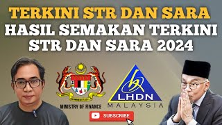 TERKINI HASIL SEMAKAN STR FASA 2 DAN SARA MYKASIH DAN EKASIH [upl. by Enilauqcaj]