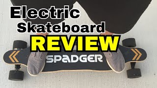 Spadger Electric Skateboard [upl. by Airdnazxela]