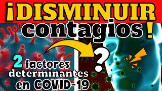 CIENTÍFICOS DETERMINAN FACTORES CLAVES EN COTAGIOS COVID19 ¿PODEMOS DISMINUIR RIESGO DE INFECCIÓN [upl. by Carri250]