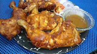 Chicken Fry MDHussain Jama Masjid Style  Famous Recipe  Simple and Crispy [upl. by Hana]