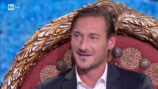 Gli aneddoti di Francesco Totti  Che tempo che fa 23092018 [upl. by Ramal]