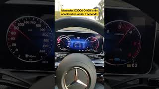 Mercedes Benz C300d 0100 kmhr acceleration under 7 seconds mercedes c300amg [upl. by Setsero]