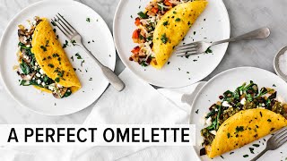 HOW TO MAKE AN OMELETTE  perfect every time [upl. by Pelagias]