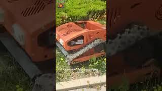 Affordable radio controlled track lawn mower for sale with best pricelawnmowerrobot [upl. by Elish]