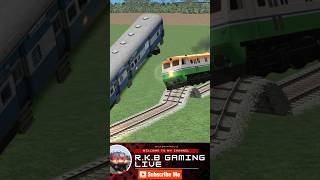 TRAIN VS TRAIN BeamNGDrive CRASH beamngdrive train [upl. by Hukill997]