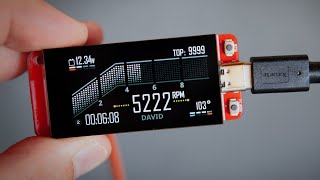 Tachometer Project on Makerfabs MaTouch 19 [upl. by Elorak265]