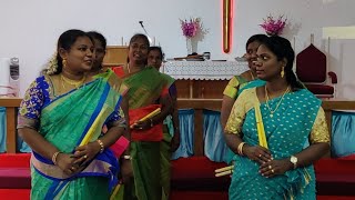 🛑 Womens special dance  Kolattam  28012024  Womens Sunday  METHODIST TAMIL CHURCH [upl. by Lajes872]