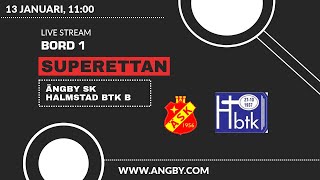 BORD 1 Superettan 14 januari Ängby SK vs Halmstad BTK B [upl. by Aisiram]