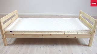 FLEXA Classic Single Bed Assembly Instruction [upl. by Enimzzaj]