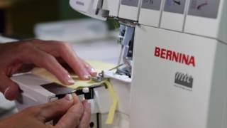 Bernina L450 12 MTC Micro Thread Control [upl. by Ahsinej436]