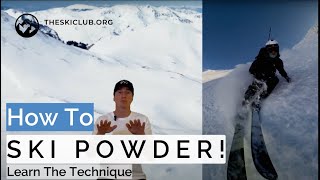 How To Ski Powder [upl. by Teragram]