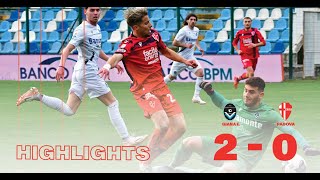 Giana ErminioPadova 20 highlights  31° Giornata Serie C 20232024 [upl. by Heydon]