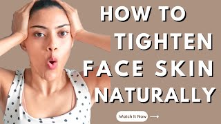 FACE YOGA FOR TIGHT SKIN  HOW TO TIGHTEN FACE amp NECK SKIN NATURALLY  HOW TO GET GLOWING SKIN [upl. by Nomae]