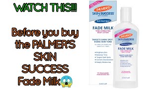 HOW TO IDENTIFY ORIGINAL PALMERS SKIN SUCCESS FADE MILKANTIDARK SPOT TONE CORRECTING LOTION [upl. by Ollayos]