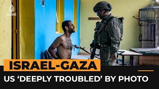 US ‘deeply troubled’ by photo of injured Palestinian  Al Jazeera Newsfeed [upl. by Daigle78]