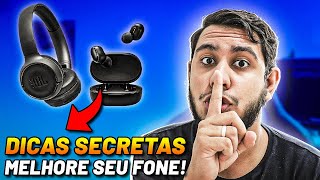 😱 DICAS SECRETAS para MELHORAR MUITO a QUALIDADE do seu FONE BLUETOOTH [upl. by Annahsohs]