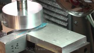 4th Axis shaving an internal keyway to build a new 7quot diameter face mill mp4 [upl. by Yltneb406]