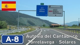 Spain A8 Torrelavega  Solares Cantabria [upl. by Hump]