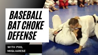 Baseball Bat Choke Defense Do you know the escape [upl. by Wolfort541]