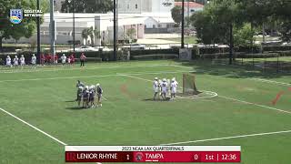 2023 Tampa Mens Lacrosse vs Lenoir Rhyne NCAA Tournament First Round [upl. by Enier247]