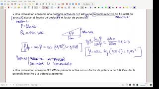 Circuitos de Corriente Alterna CA Ejercicios resueltos balances de potencia [upl. by Aineg]