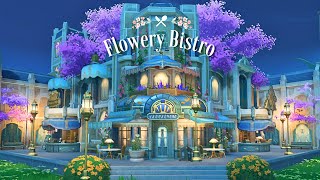 Flowery Bistro 🌺 Fontaine Design  Genshin Serenitea Pot Design [upl. by Ynomrah]