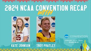 NCAA Convention Recap with Kate Johnson and Troy Pratley [upl. by Lanuk]