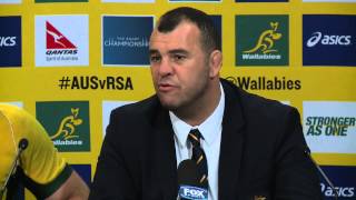 Wallabies Post Match press conference after the Boks win [upl. by Yesnikcm252]